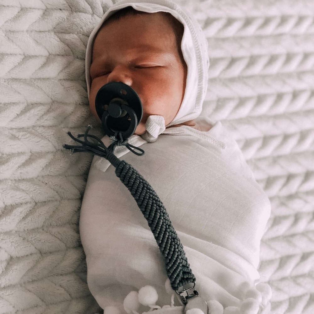 Fancy Swaddle Waffle Pom Pom